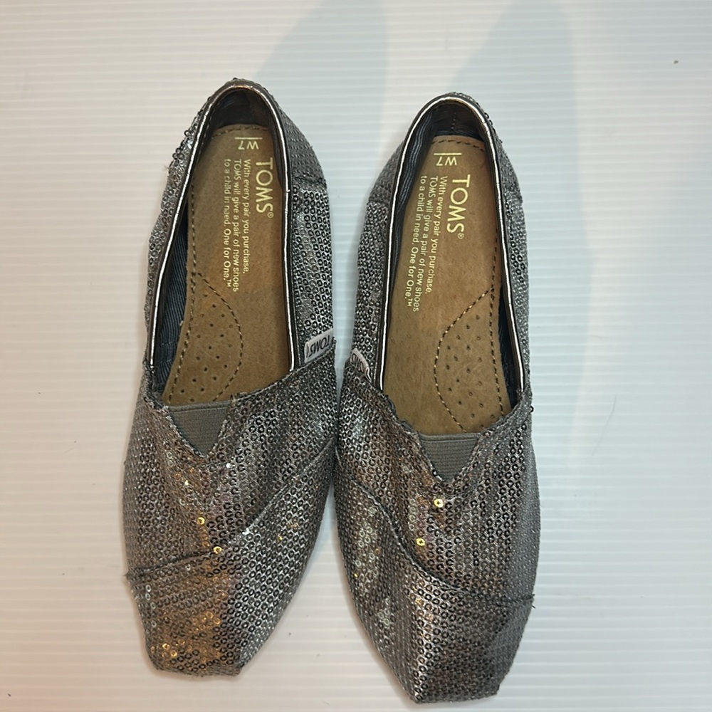 Toms Ladies Sequin Shoes